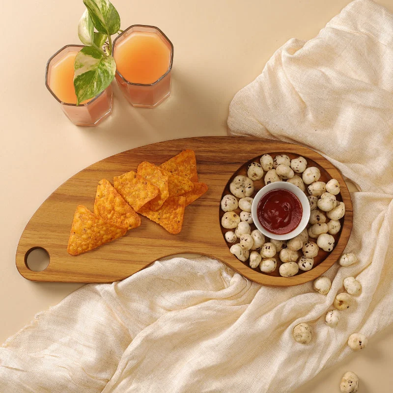 Teakogram Chopping Board with Collector Bowl