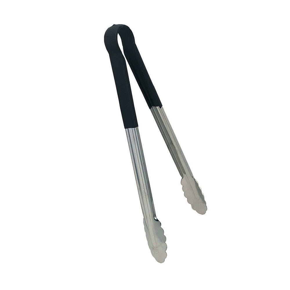 Coated Utility Tongs, Black, 16"