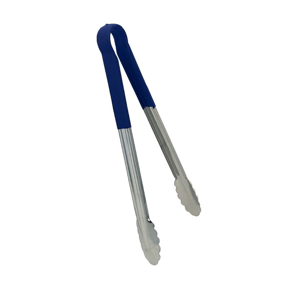 Coated Utility Tongs, Blue, 16"