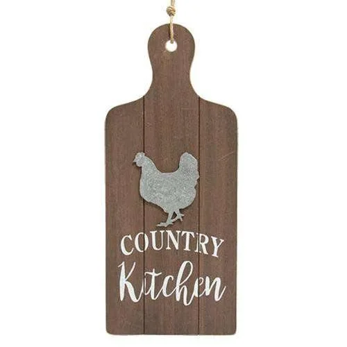 Country Kitchen Cutting Board Wall Hanger