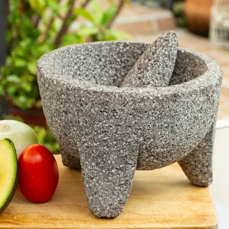 Grand Tradition II Traditional Basalt Mexican Molcajete