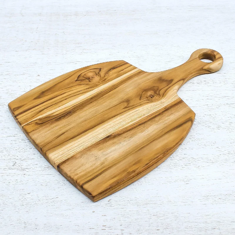 Handcrafted Teak Wood Cutting Board from Thailand - Cook with Love