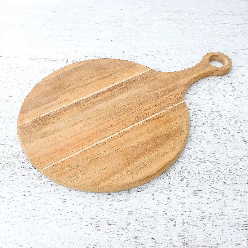 Handmade Teak Wood Cutting Board Crafted in Thailand - Cook with Joy