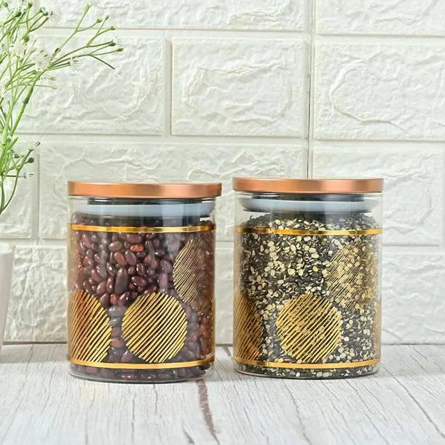 Jassy Borosilicate Glass Jar For Kitchen Storage | 750 ml