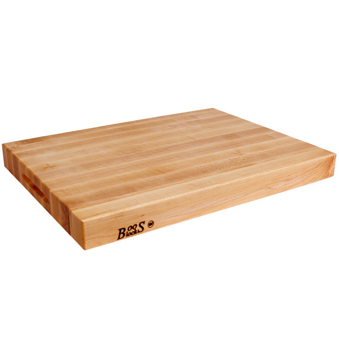 John Boos RA03-2 Hard Rock Maple Cutting Board with Hand Grip, 18" x 24" x 2-1/4"