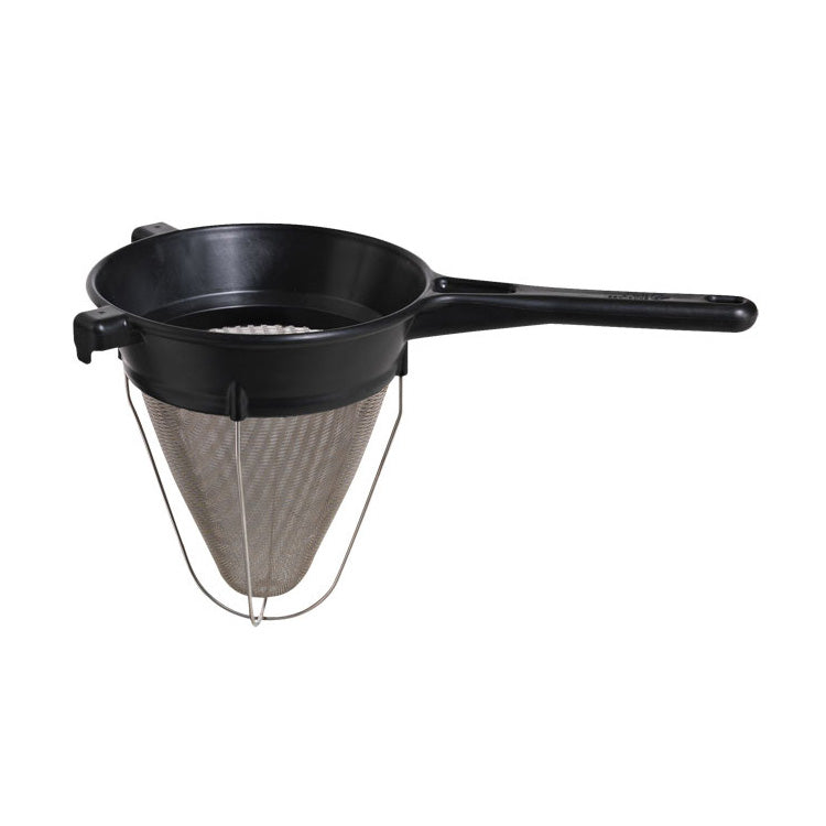 Matfer 17360 Exoglass Stainless Steel Mesh Chinois Bouillon Strainer, 8"