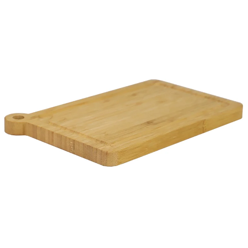 Michael Graves Design Bamboo Cutting Board with Handle, (8" x 12")