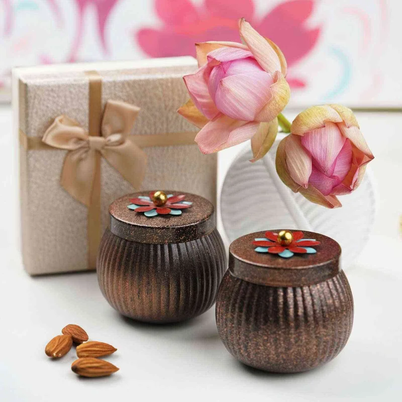 Monsoon Lily Dry Fruit Jars | Set of 2