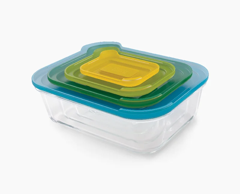 Nest™ Glass Multicolour Food Storage Set