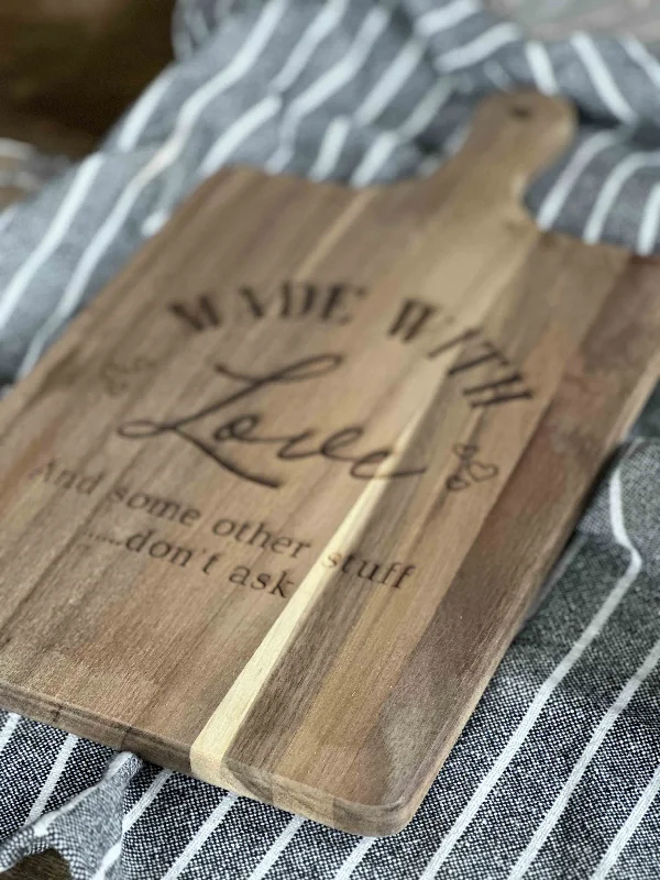 Personalized cutting board - multiple designs