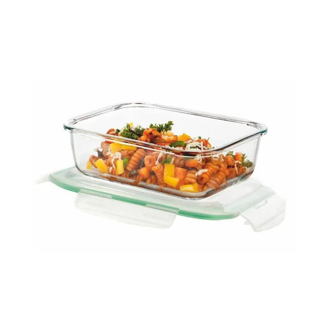 Premium Leak Proof Borosilicate Glass Lunch Box | 660 ml