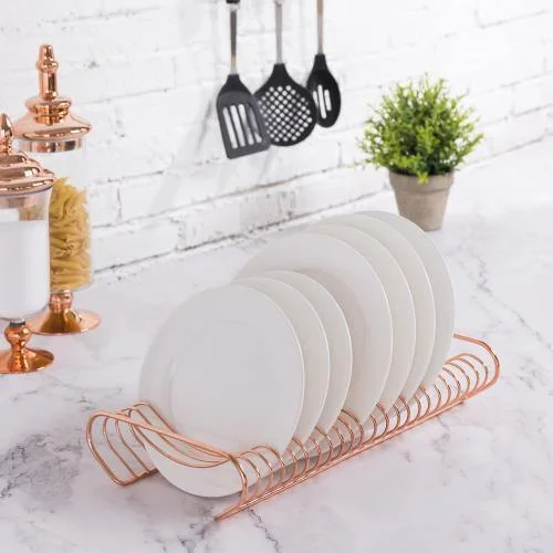 Rose Gold Metal Dish Drying Rack