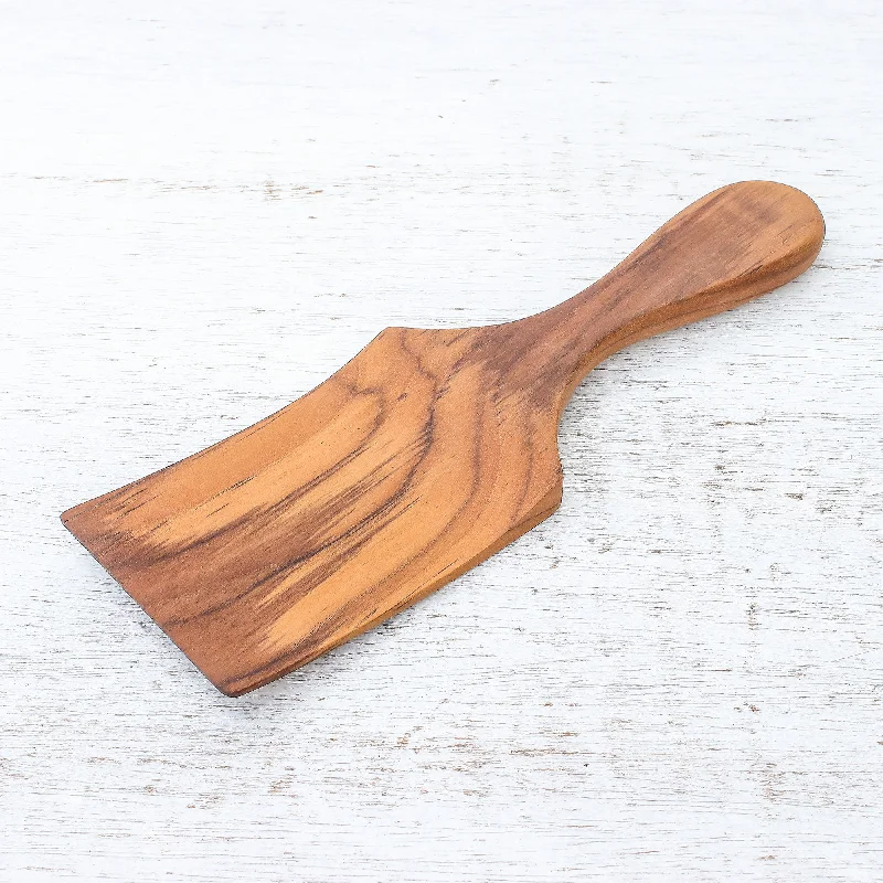 Simple Chef Handmade Teak Wood Spatula Crafted in Thailand