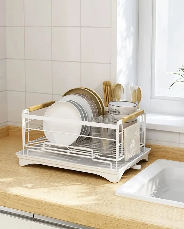 Single Layer Carbon Steel Dish Rack | 17 x 12 x 8 inches