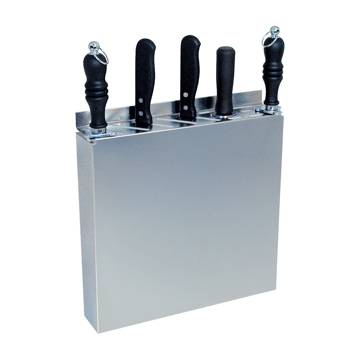 Stainless Steel 12 Slot Knife Rack