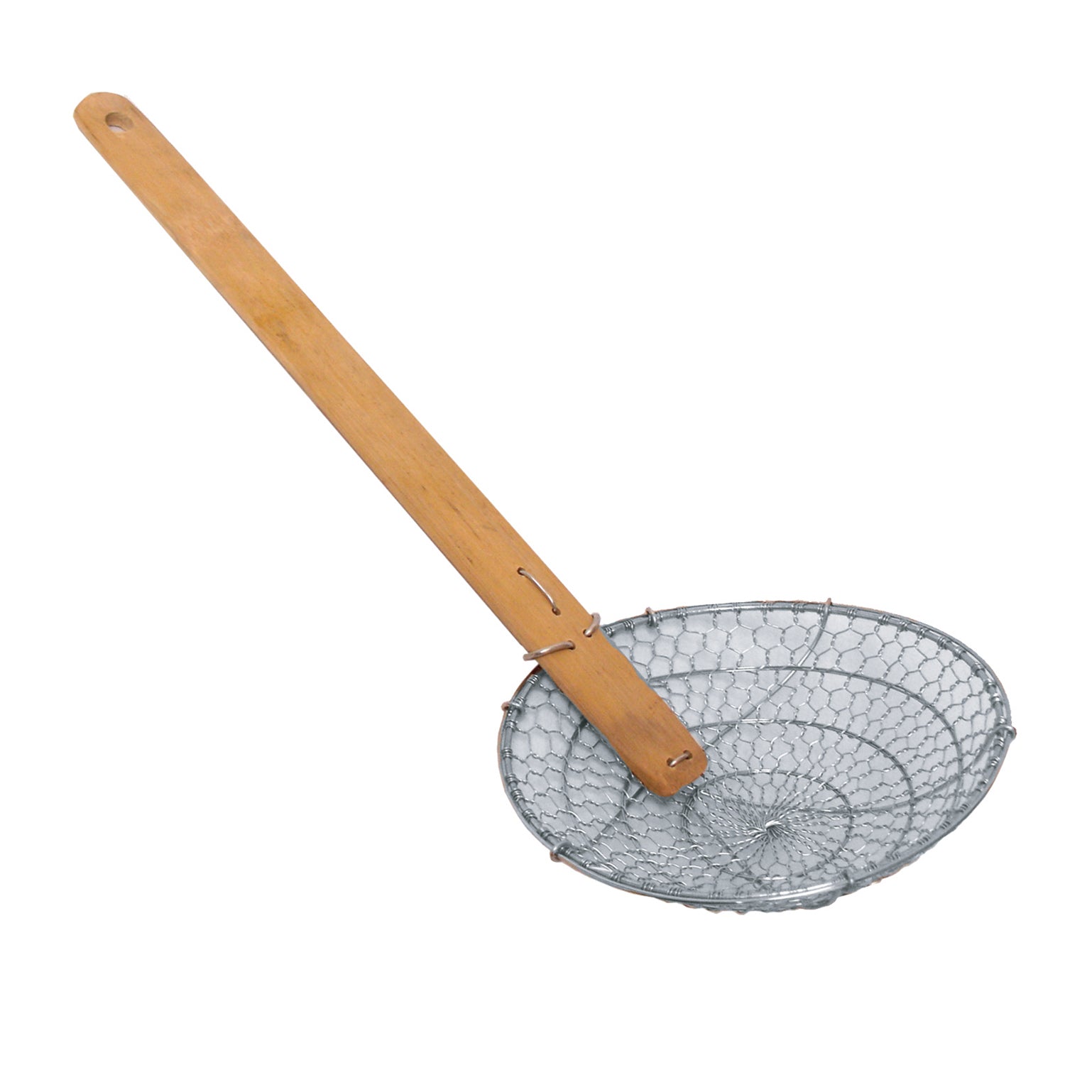 Thunder Group SLSKR012 Stainless Steel 12" Coarse Mesh Skimmer