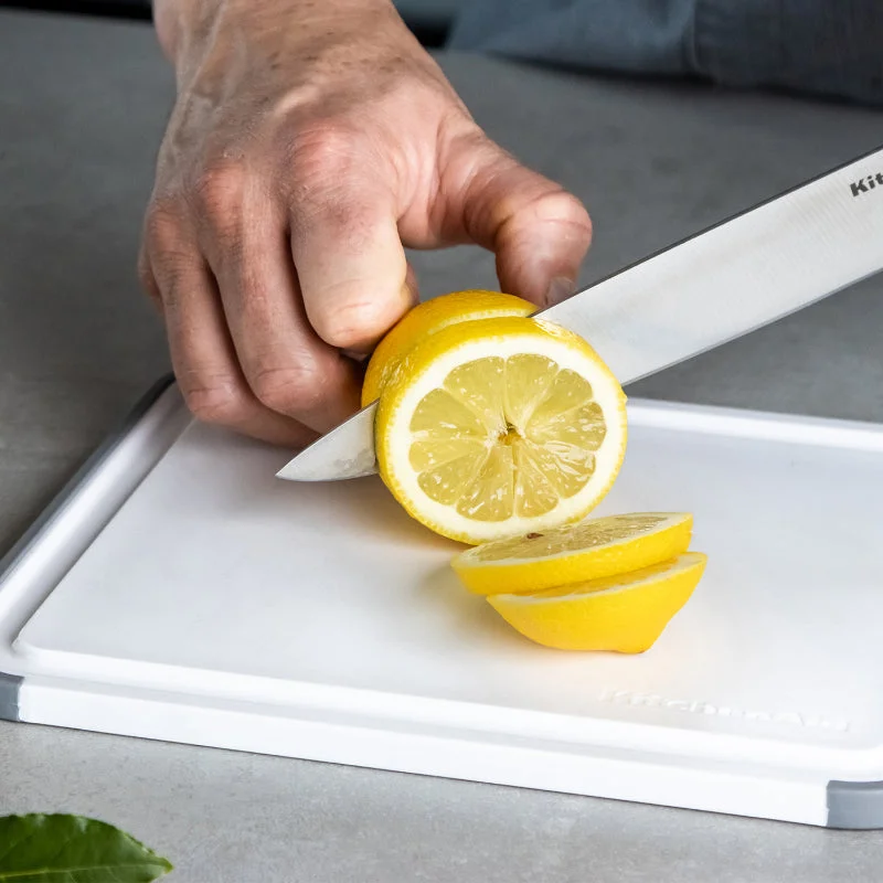 KitchenAid White Classic Chopping Board | 10 x 8 inches