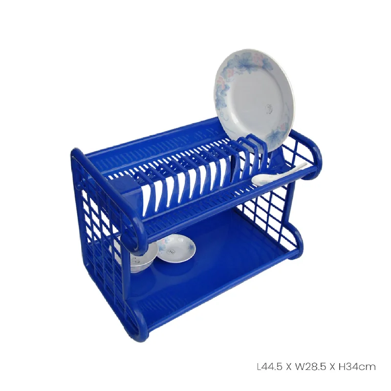 DI-KE 2TIER DISH RACK W/TRAY (993-P)