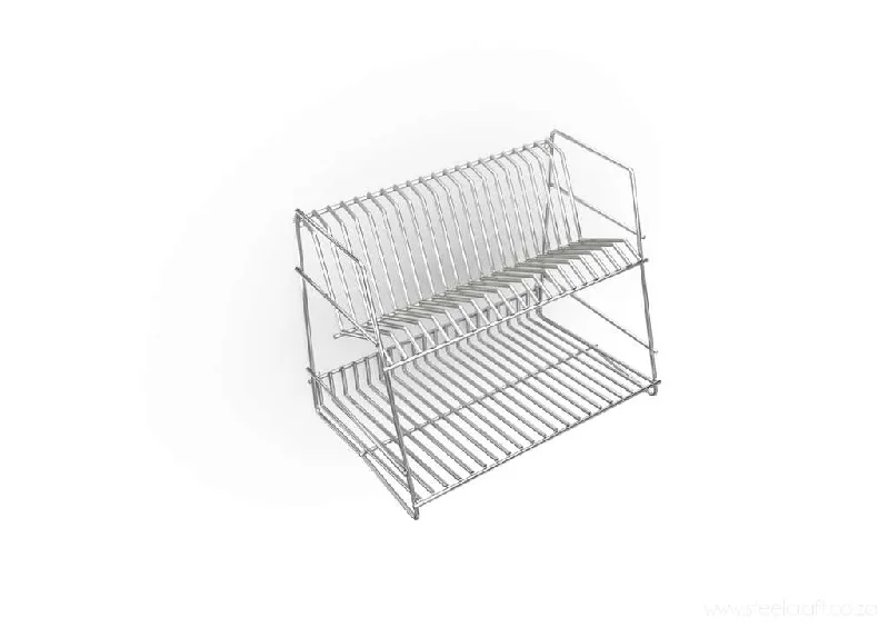 Wall-Mounted Dish Rack (2-tier)