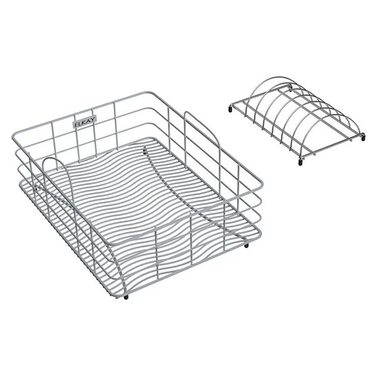 Rinsing Basket with Removable Dish Rack